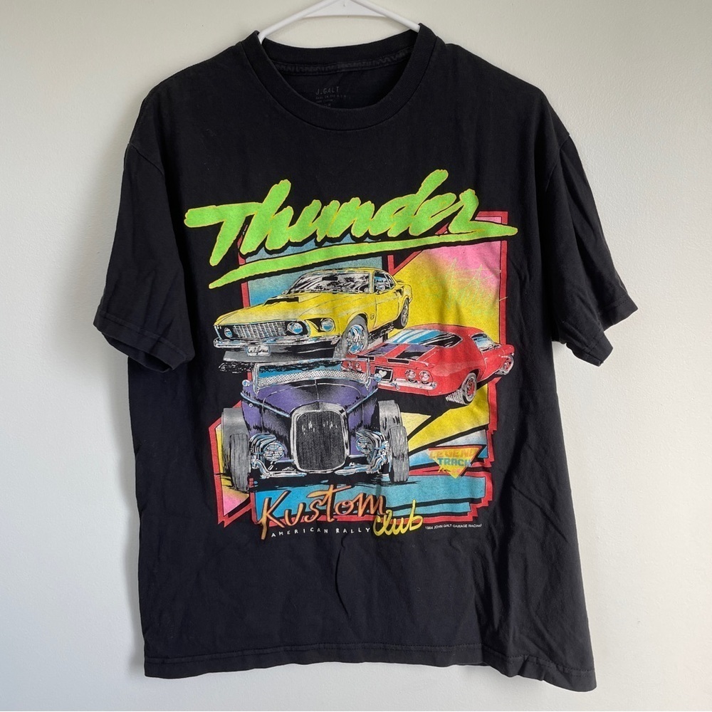Vintage “Thunder” black tee